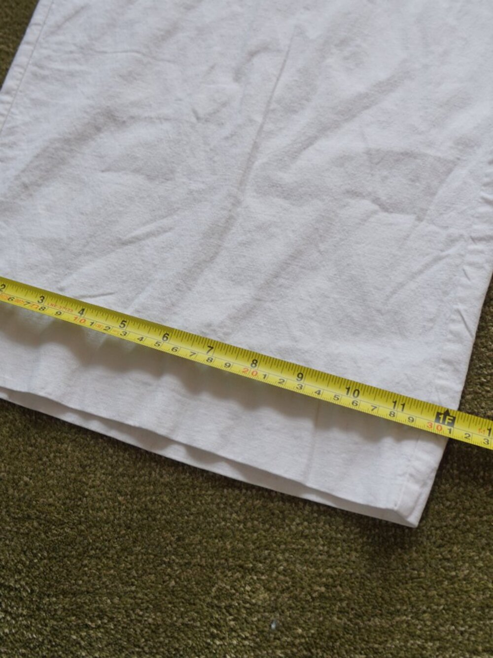 Lane Bryant Linen Wide Leg White Pants - Picture 4 of 8